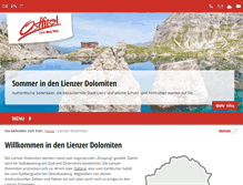 Tablet Screenshot of lienzerdolomiten.net